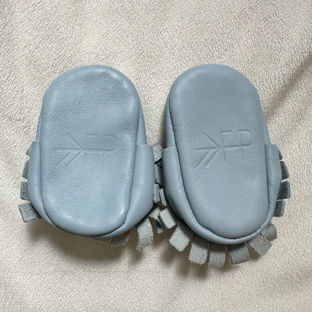Freshly Picked premium leather Baby moccasins